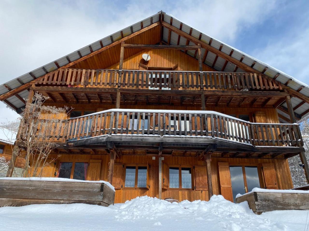Chalet A Un Endroit Exceptionnel, Alpes, Parc National Des Ecrins Les Vigneaux Exterior photo
