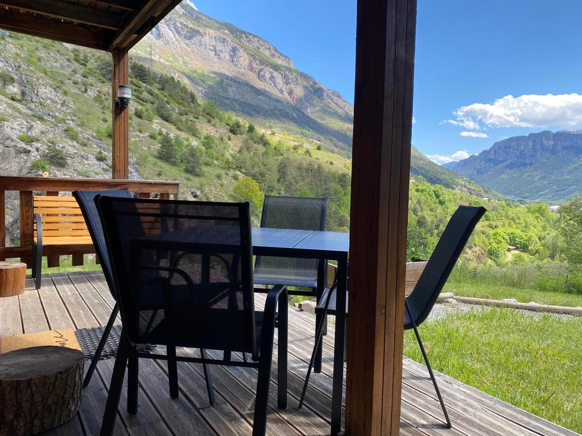 Chalet A Un Endroit Exceptionnel, Alpes, Parc National Des Ecrins Les Vigneaux Exterior photo