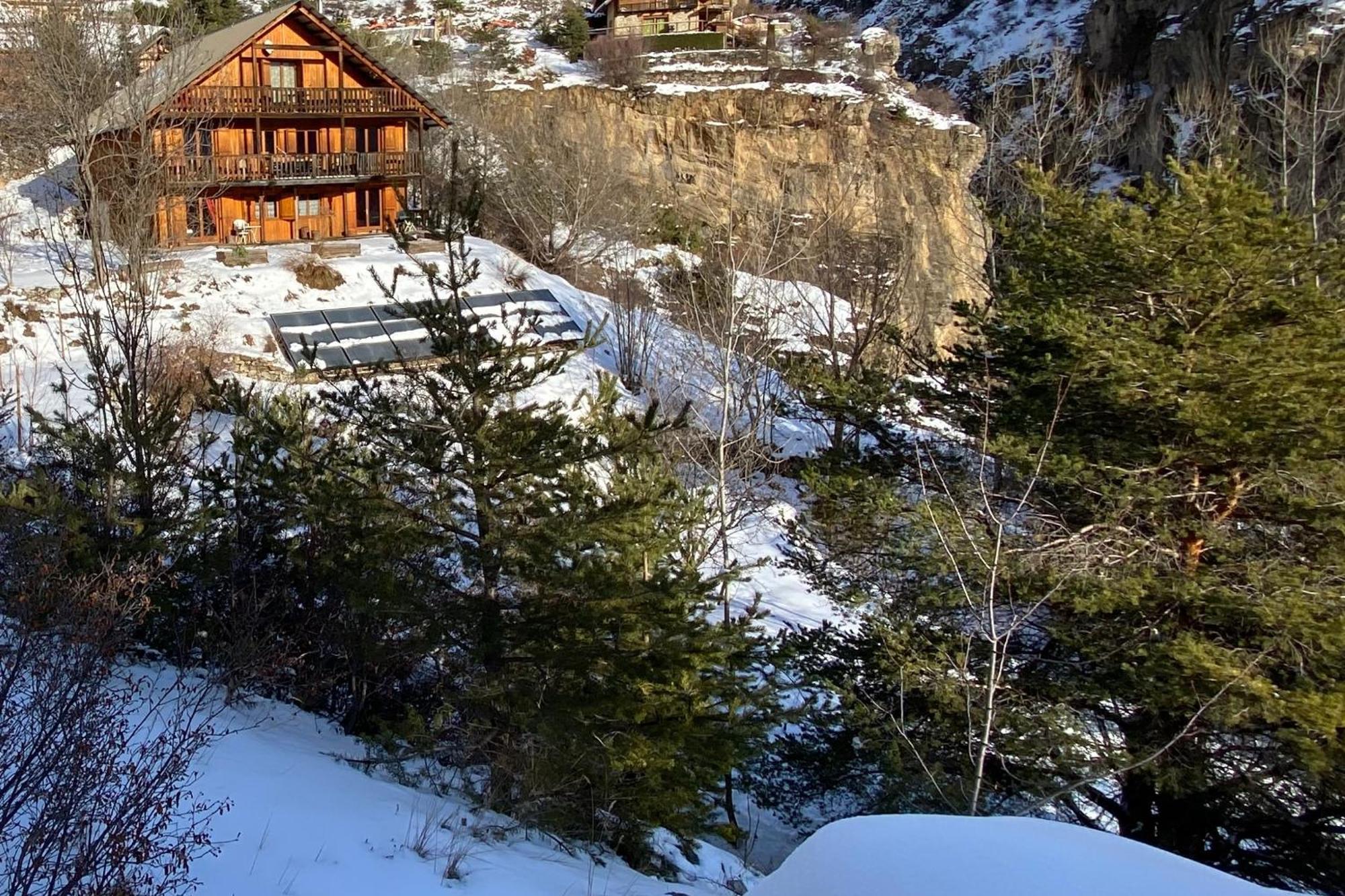 Chalet A Un Endroit Exceptionnel, Alpes, Parc National Des Ecrins Les Vigneaux Exterior photo